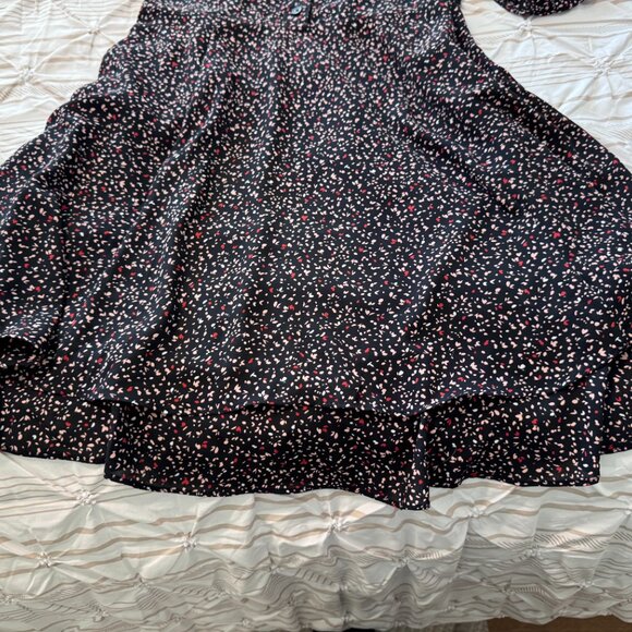 Banana Republic Long sleeved fit and flare Black dress with collar. Size 6, NWT - Picture 5 of 10